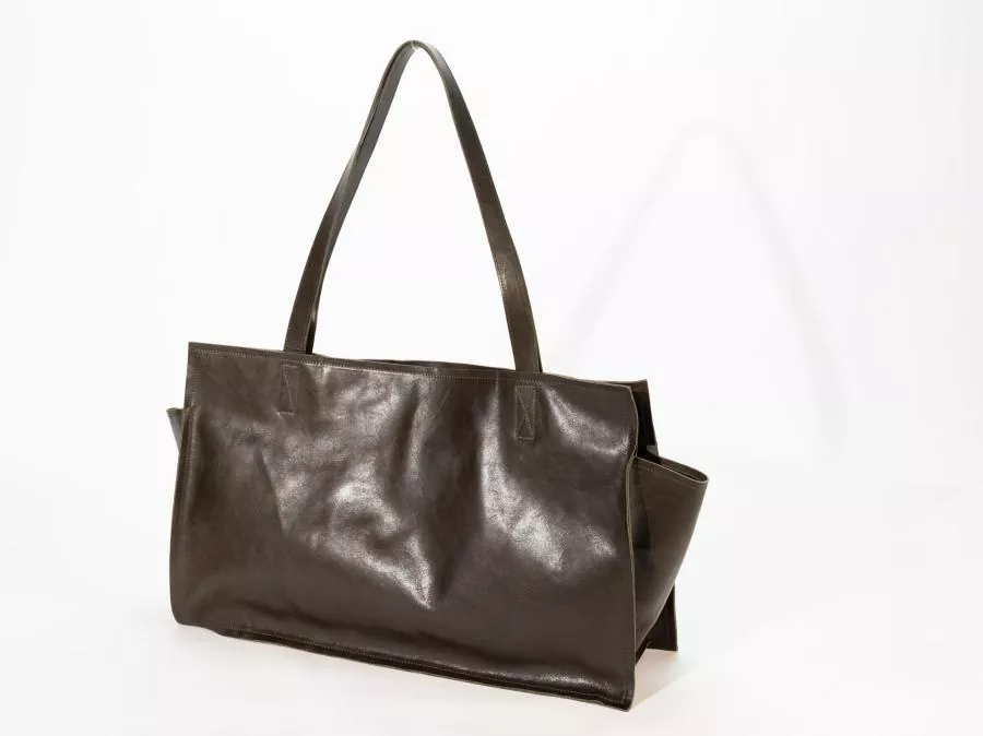 Factory-Direct Vintage Leather Tote Bag: Flip-Top Design με ευελιξία για όλες τις εποχές και αυστηρό έλεγχο ποιότητας